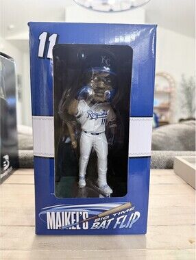 KANSAS CITY ROYALS MAIKEL GARCIA BAT FLIP BOBBLEHEAD 7-21-26 SGA NIB